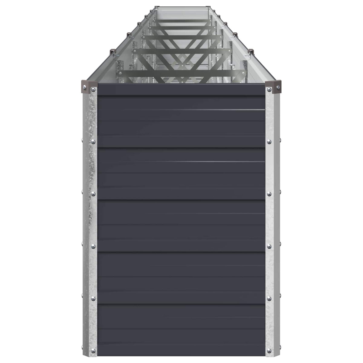 Steel Raised Garden Bed Anthracite 600x40x55cm