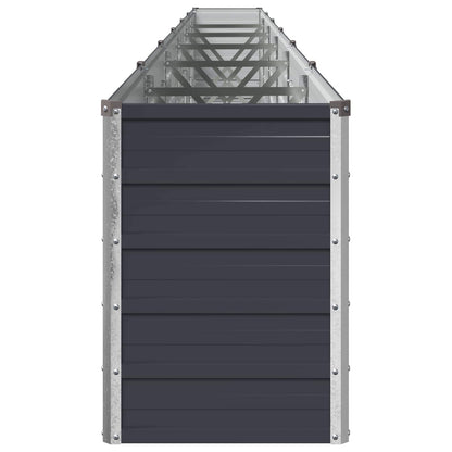 Steel Raised Garden Bed Anthracite 600x40x55cm