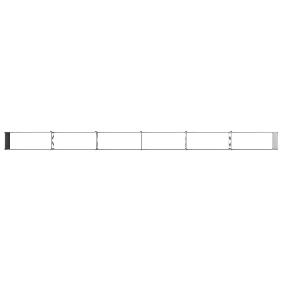 Steel Raised Garden Bed Anthracite 600x40x55cm