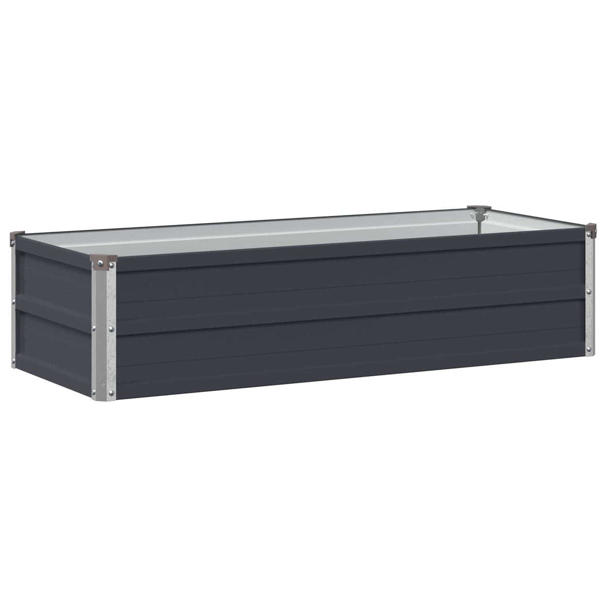 Raised Garden Bed Anthracite Steel 100x40x24cm