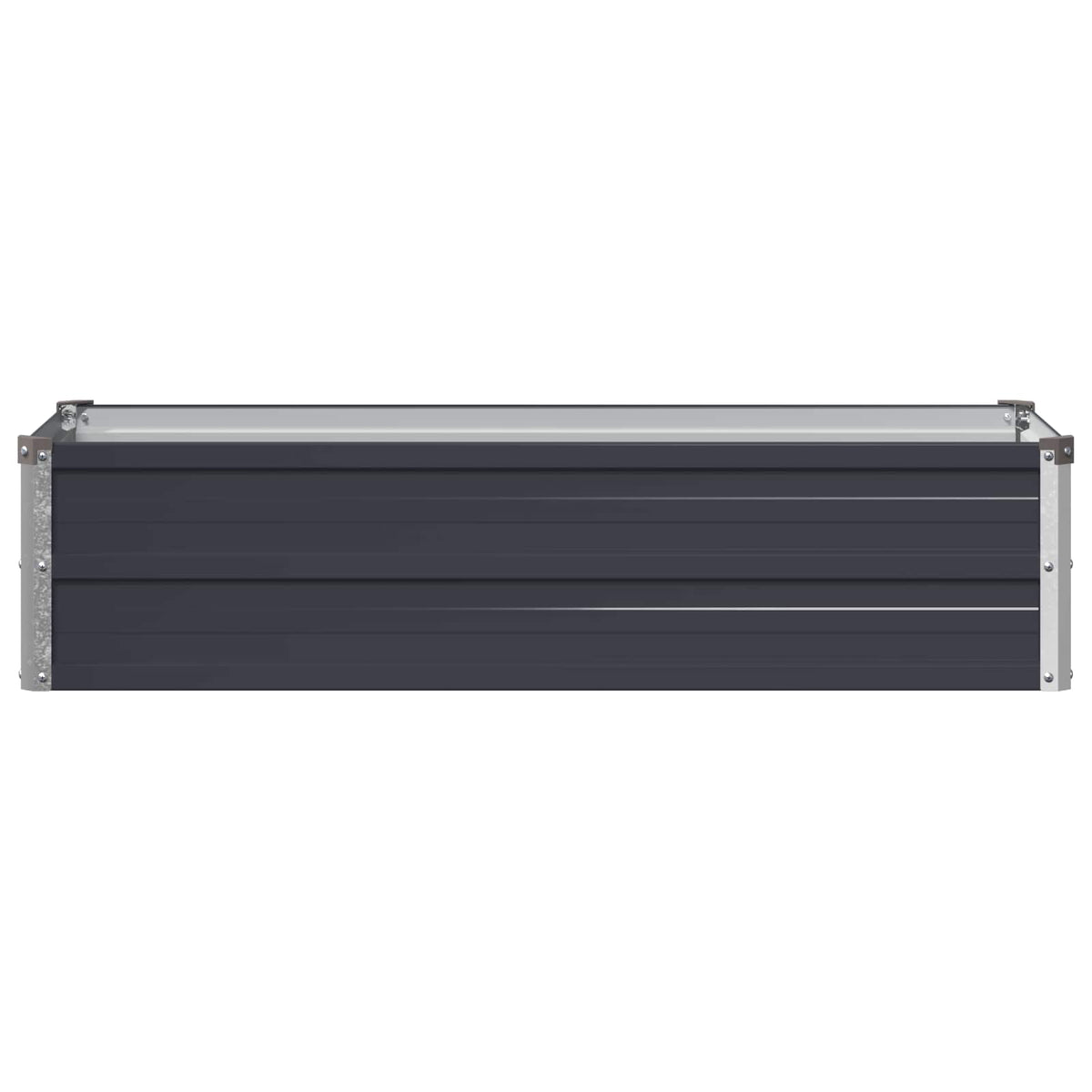 Raised Garden Bed Anthracite Steel 100x40x24cm