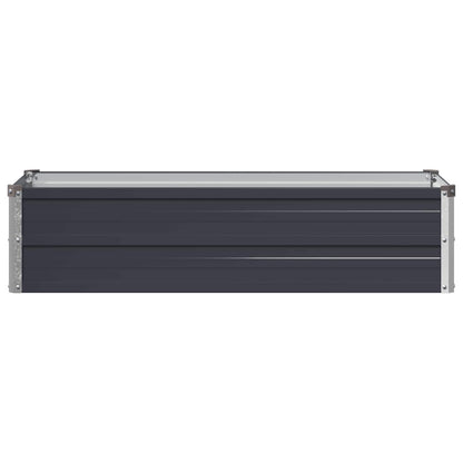 Raised Garden Bed Anthracite Steel 100x40x24cm