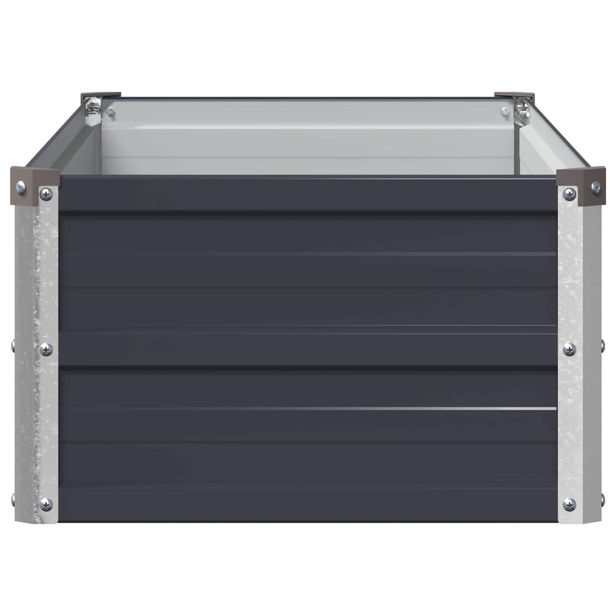 Raised Garden Bed Anthracite Steel 100x40x24cm