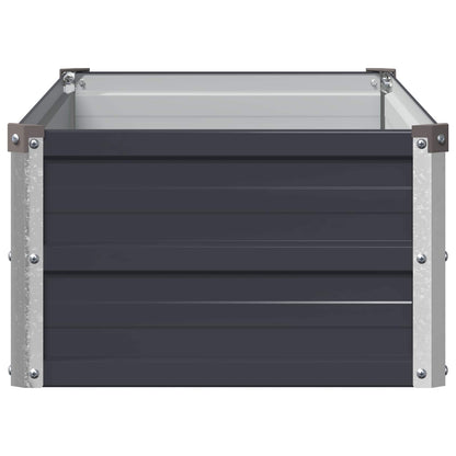 Raised Garden Bed Anthracite Steel 100x40x24cm