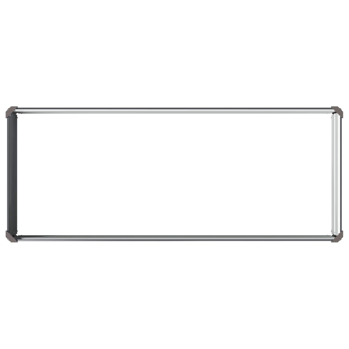 Raised Garden Bed Anthracite Steel 100x40x24cm