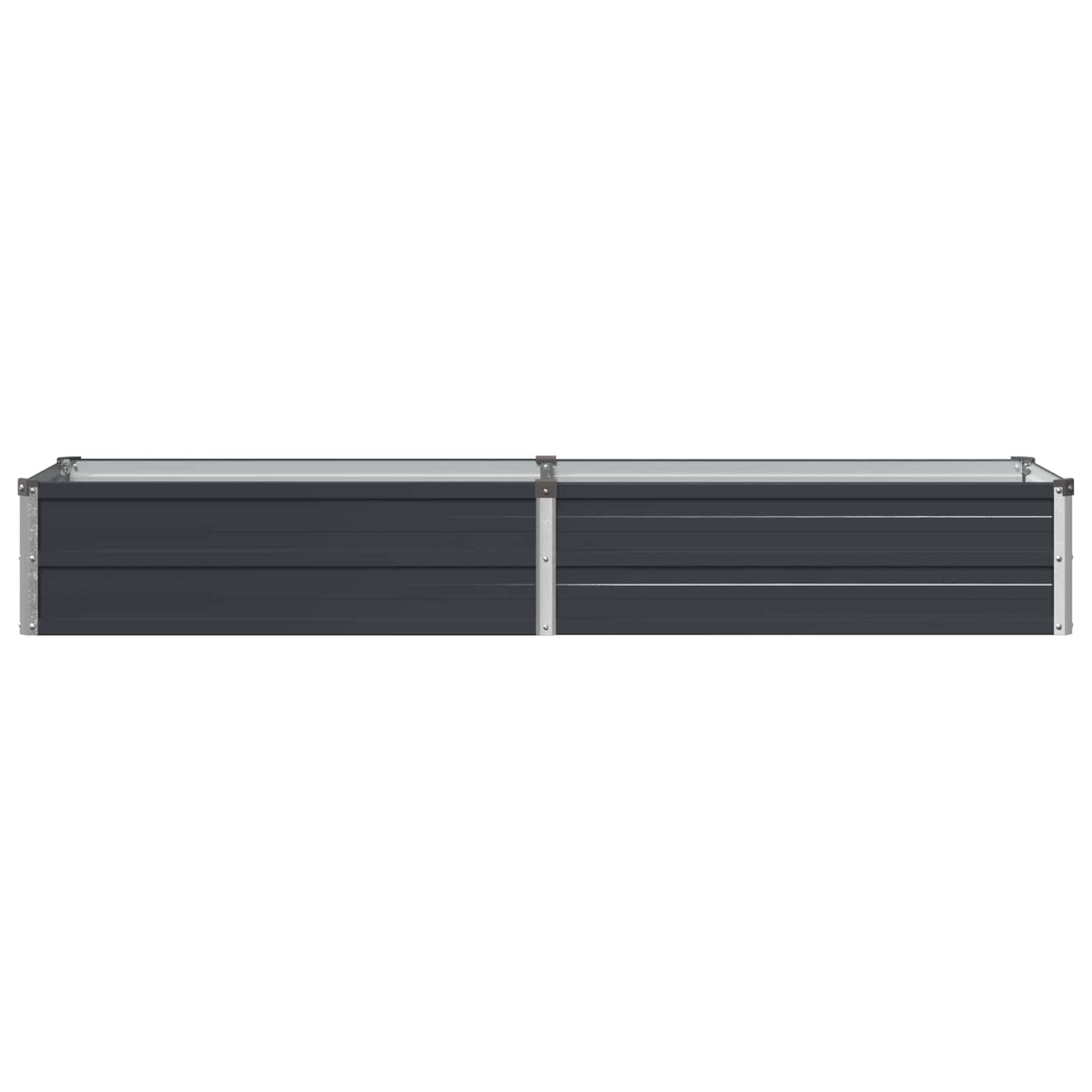 Steel Raised Garden Bed Anthracite 160x40x24cm