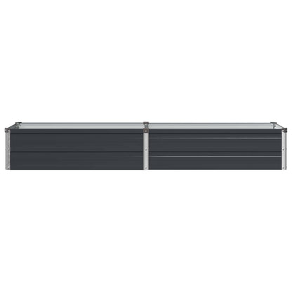 Steel Raised Garden Bed Anthracite 160x40x24cm