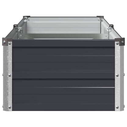Steel Raised Garden Bed Anthracite 160x40x24cm