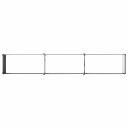 Raised Garden Bed Anthracite Steel 240x40x24cm
