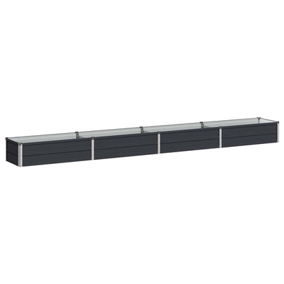 Steel Raised Garden Bed Anthracite 320x40x24cm