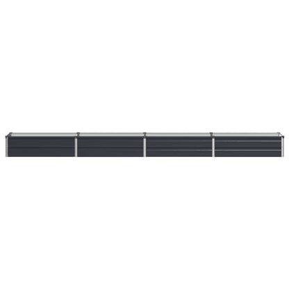 Steel Raised Garden Bed Anthracite 320x40x24cm