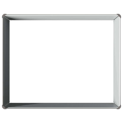 Grey Steel Raised Garden Bed 100x80x55cm