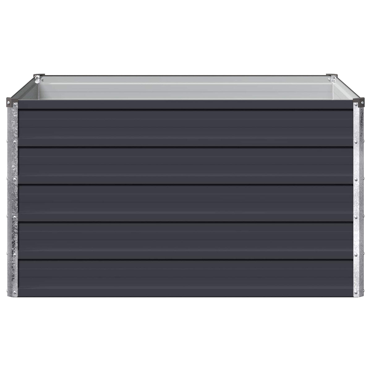Steel Raised Garden Bed Anthracite 100x80x55cm