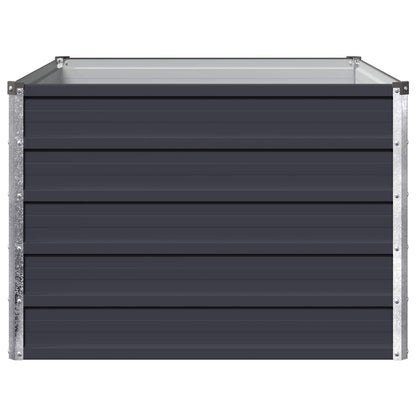 Steel Raised Garden Bed Anthracite 100x80x55cm