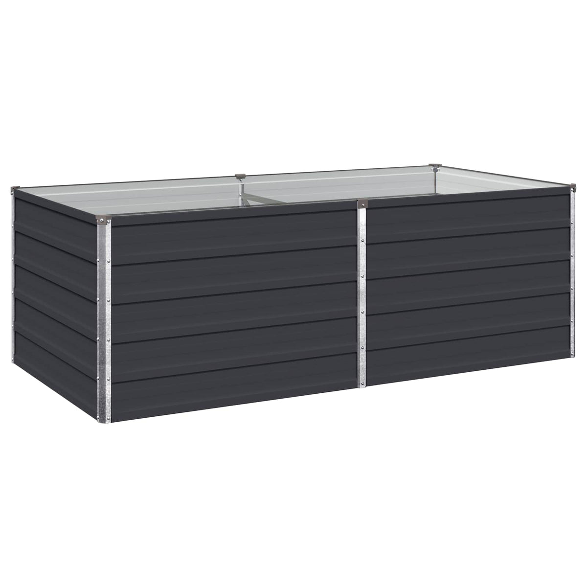 Steel Raised Garden Bed Anthracite 160x80x55cm
