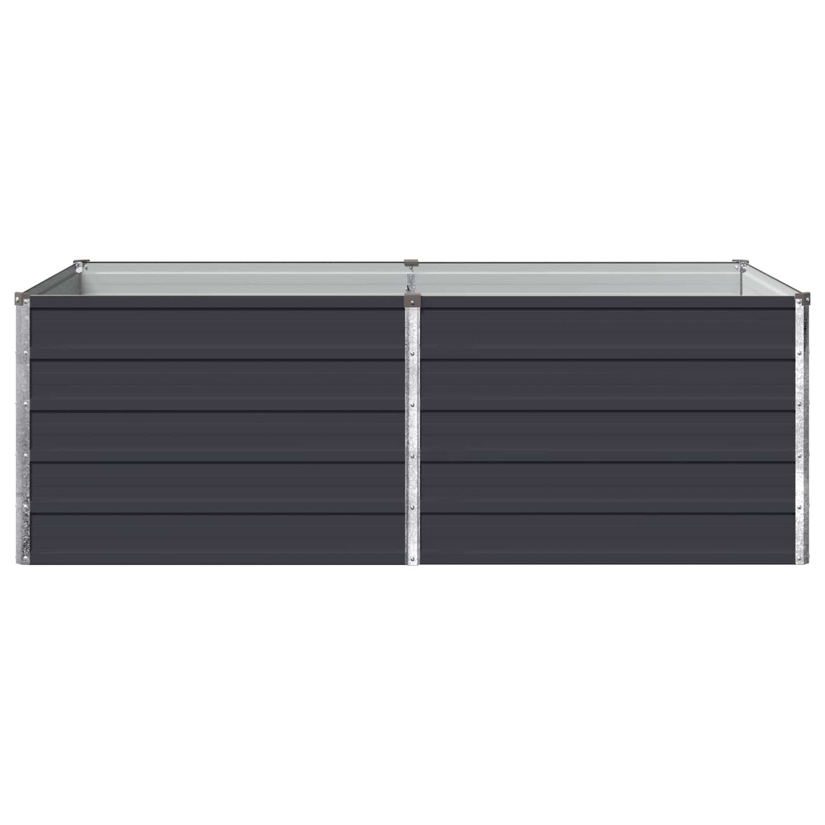 Steel Raised Garden Bed Anthracite 160x80x55cm
