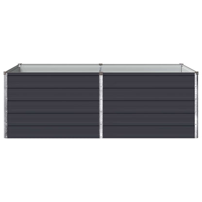 Steel Raised Garden Bed Anthracite 160x80x55cm