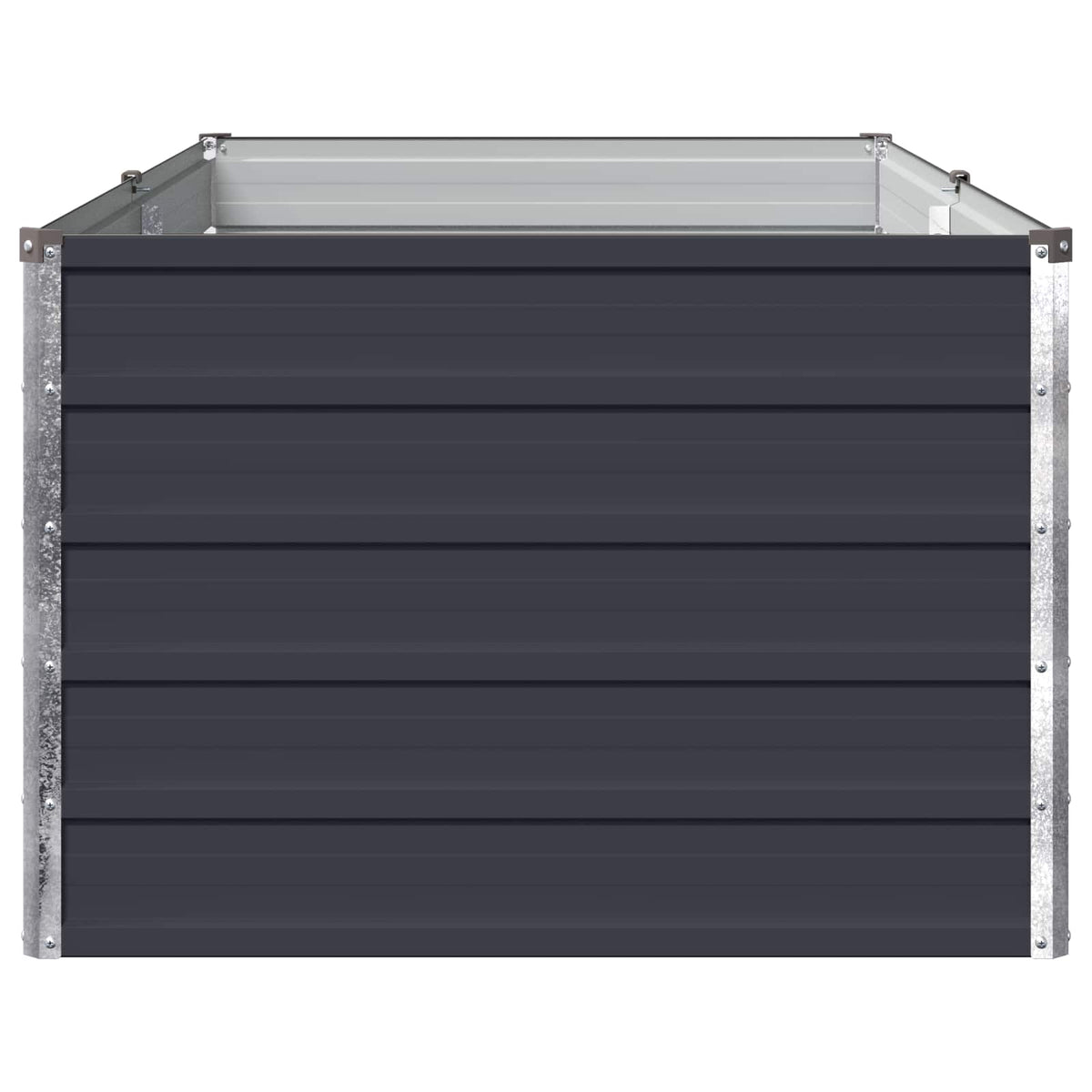 Steel Raised Garden Bed Anthracite 160x80x55cm