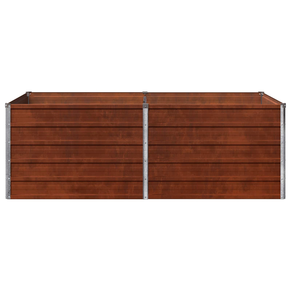 Raised Garden Bed Rusty Steel 160x80x55cm