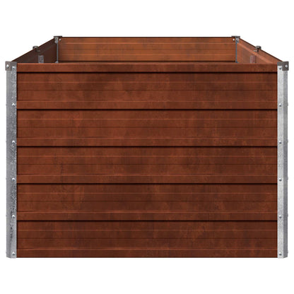 Raised Garden Bed Rusty Steel 160x80x55cm