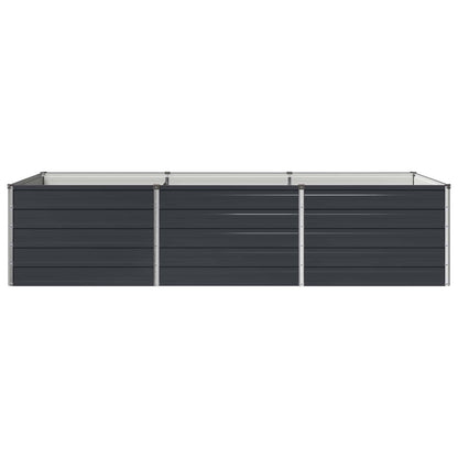 Raised Garden Bed Anthracite Steel 240x80x55cm