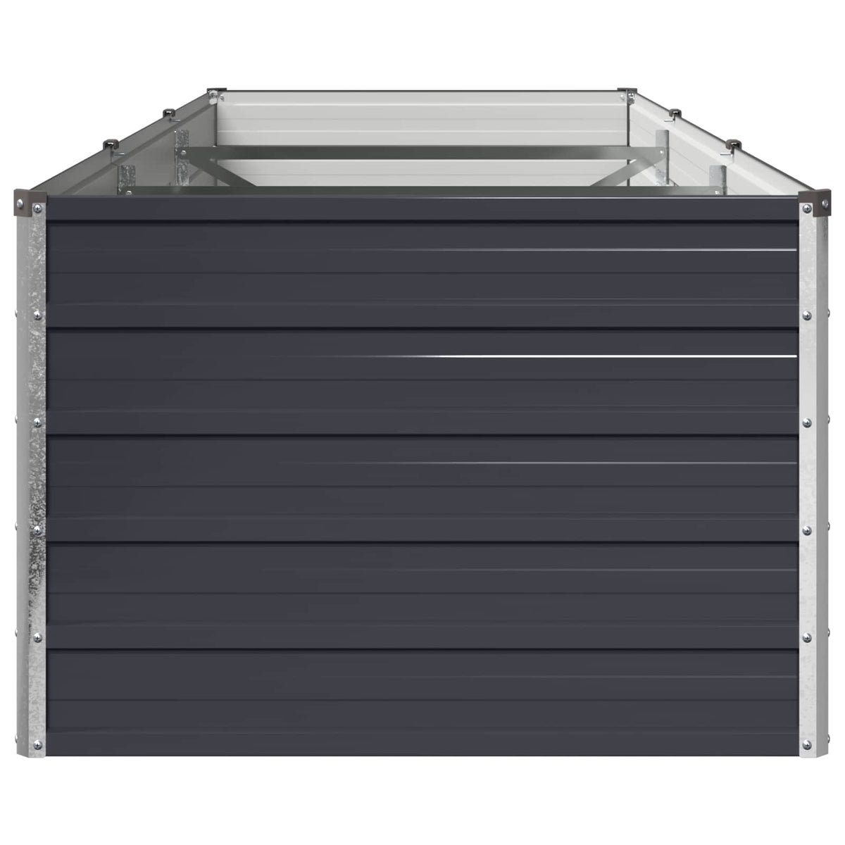 Raised Garden Bed Anthracite Steel 240x80x55cm