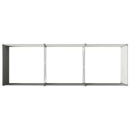 Raised Garden Bed Anthracite Steel 240x80x55cm