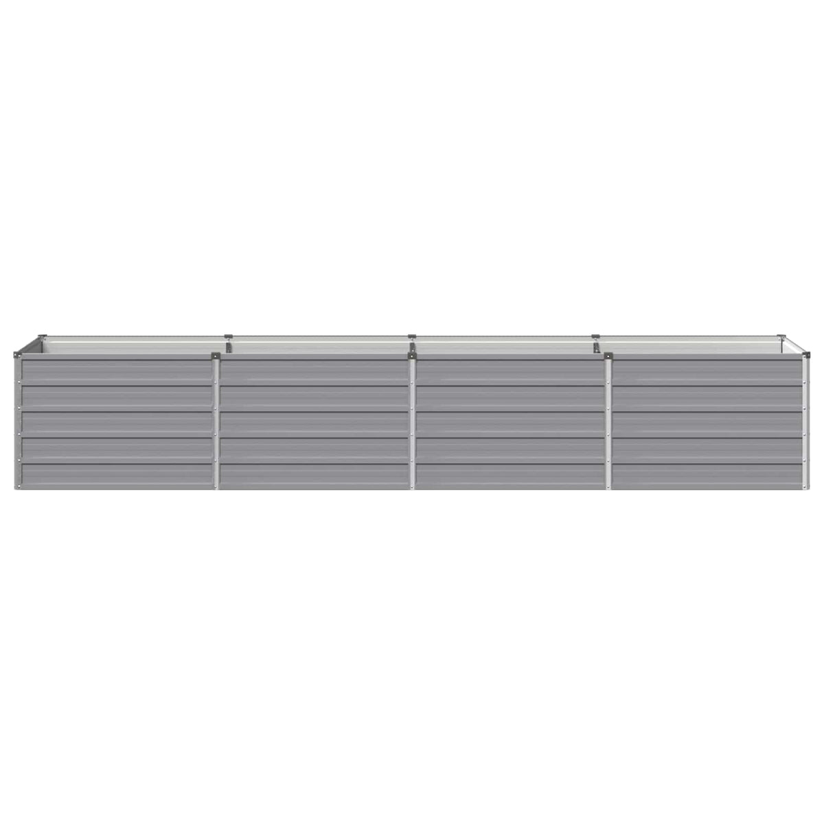 Grey Steel Garden Bed 320x80x55cm