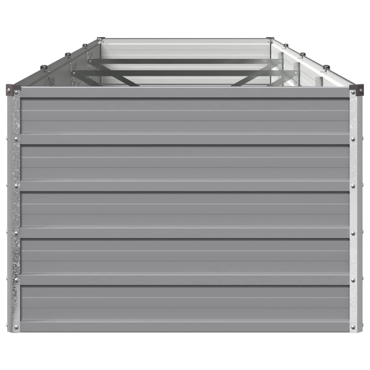 Grey Steel Garden Bed 320x80x55cm