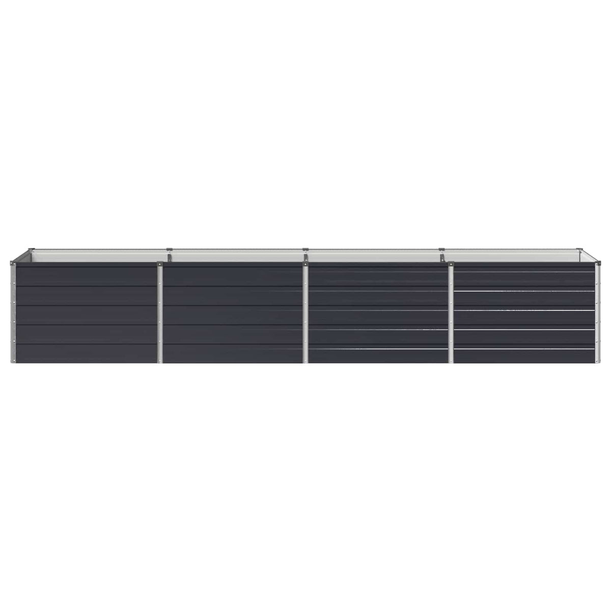 Raised Garden Bed Anthracite Steel 320x80x55cm