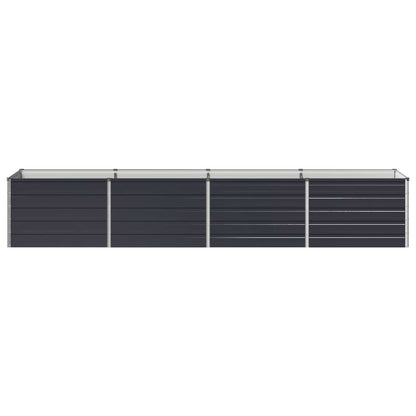 Raised Garden Bed Anthracite Steel 320x80x55cm