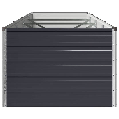 Raised Garden Bed Anthracite Steel 320x80x55cm
