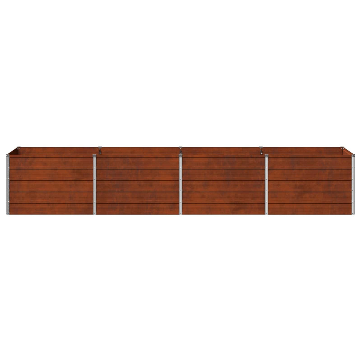 Raised Garden Bed Rusty Steel 320x80x55cm