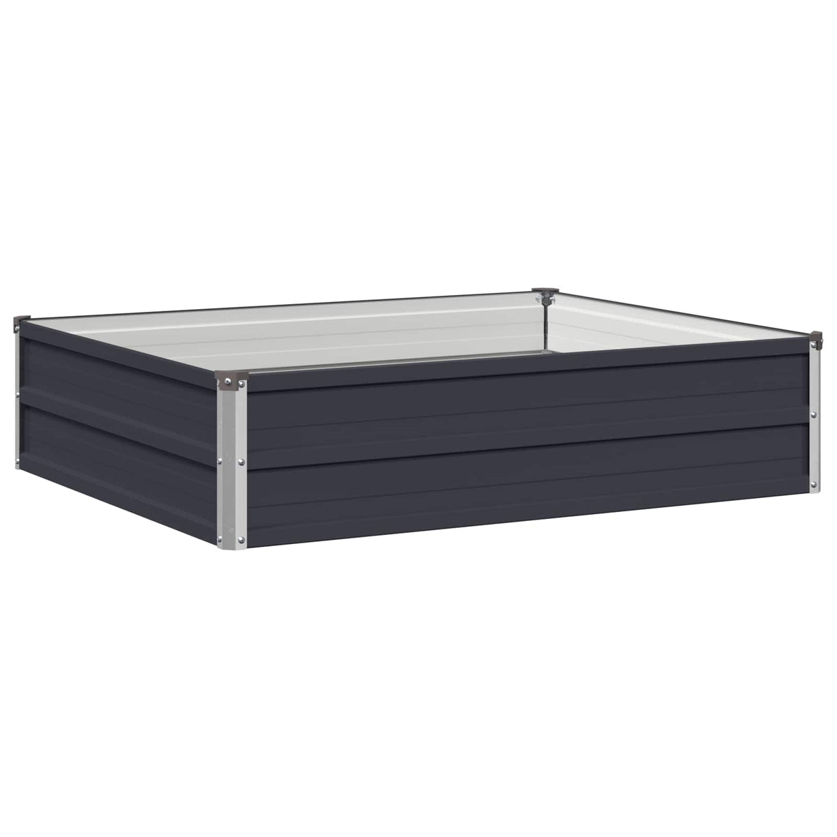 Raised Garden Bed Anthracite Steel 100x80x24cm