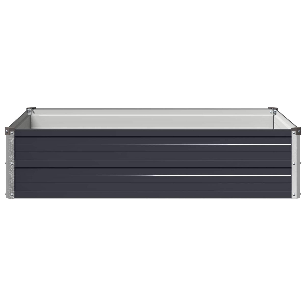 Raised Garden Bed Anthracite Steel 100x80x24cm