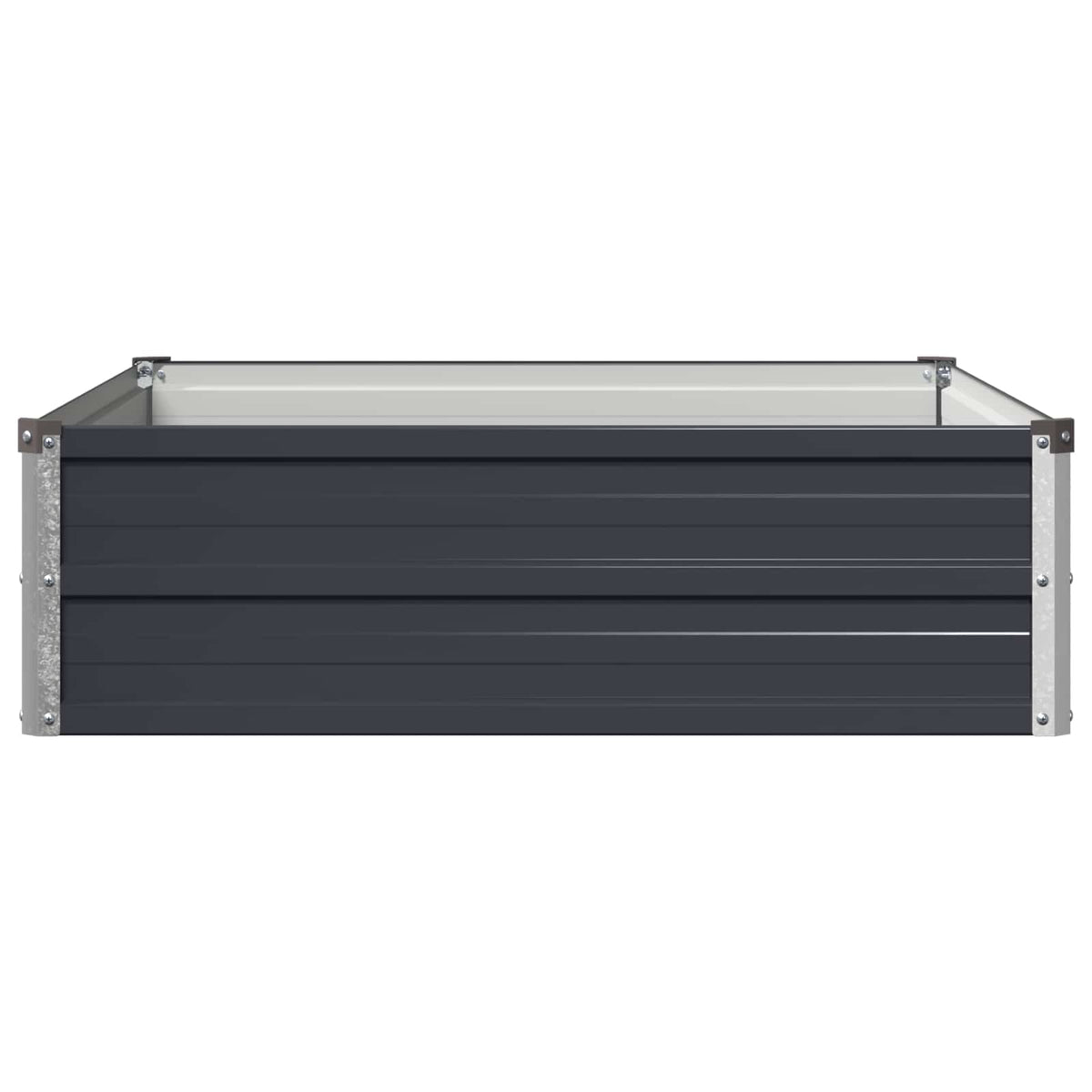 Raised Garden Bed Anthracite Steel 100x80x24cm