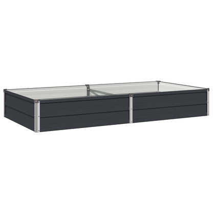 Steel Raised Garden Bed Anthracite 160x80x24cm
