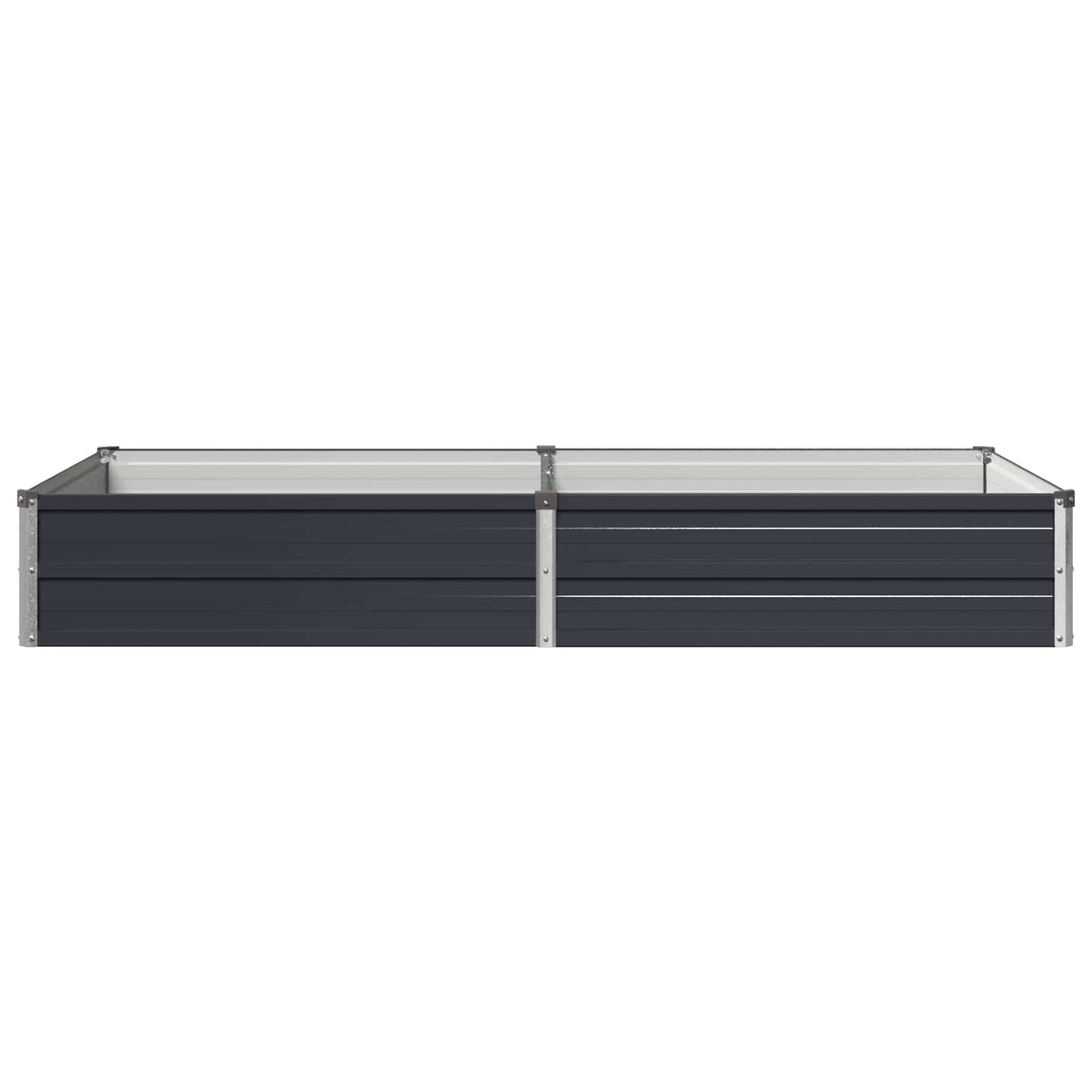 Steel Raised Garden Bed Anthracite 160x80x24cm