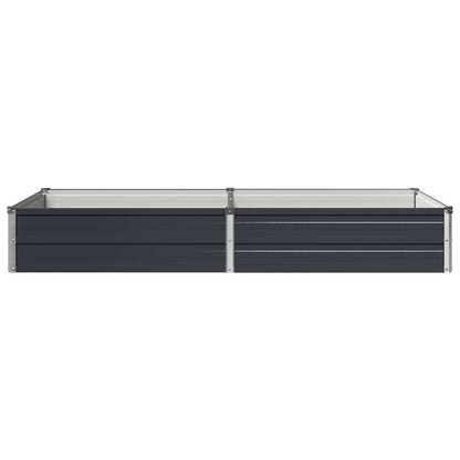 Steel Raised Garden Bed Anthracite 160x80x24cm