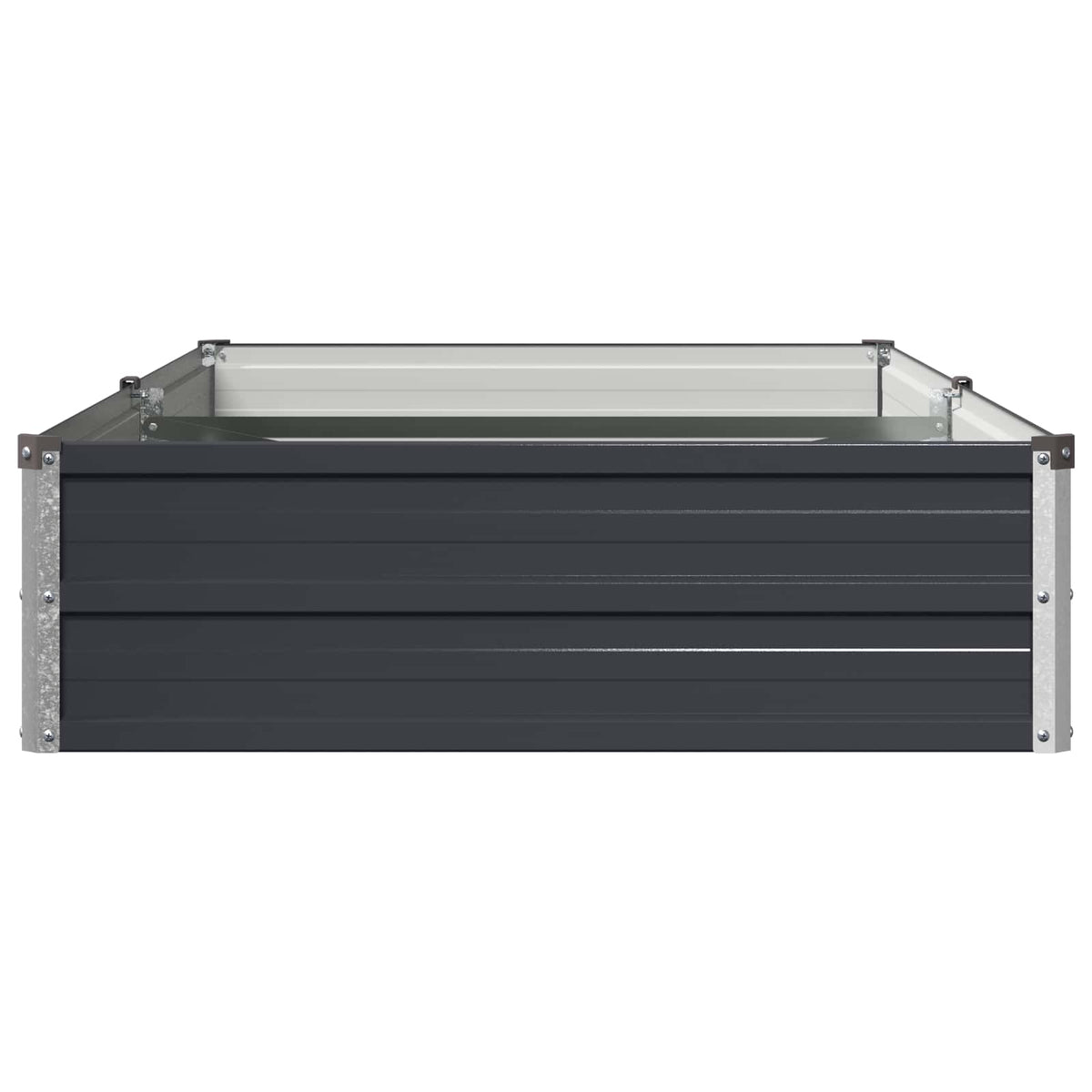 Steel Raised Garden Bed Anthracite 160x80x24cm