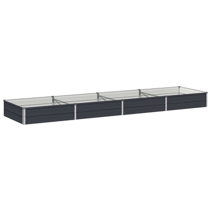 Garden Bed Anthracite Steel 320x80x24cm