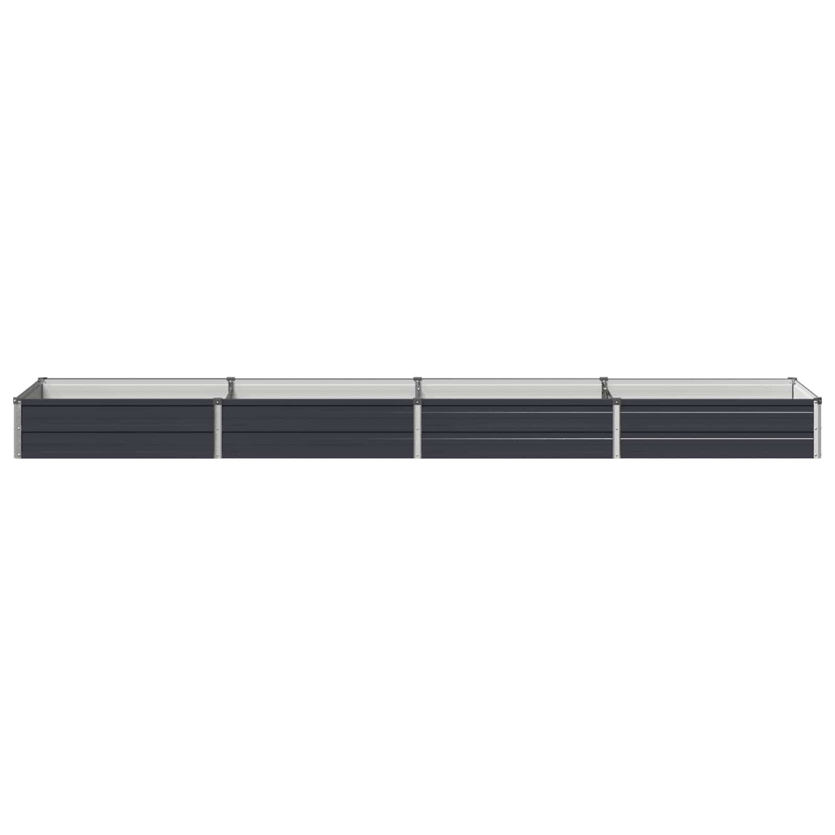 Garden Bed Anthracite Steel 320x80x24cm