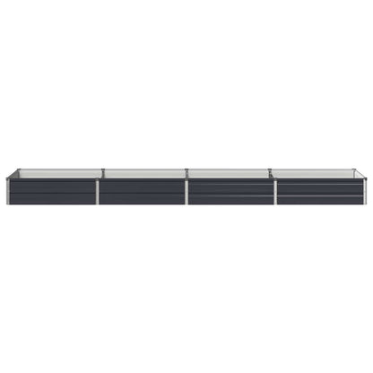 Garden Bed Anthracite Steel 320x80x24cm
