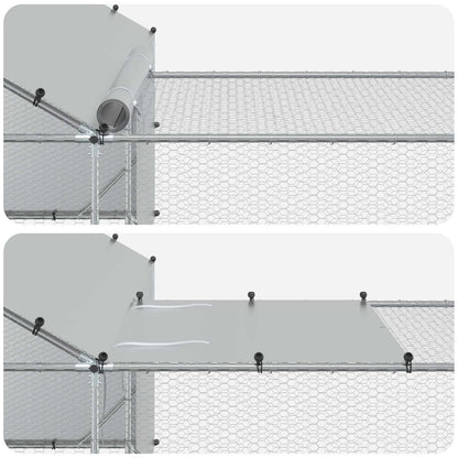 Chicken Coop Silver Yard 8 m x 2 m x 1.9 m