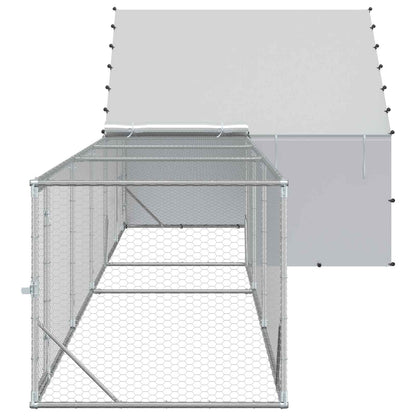Chicken Coop Silver Yard 8 m x 2 m x 1.9 m