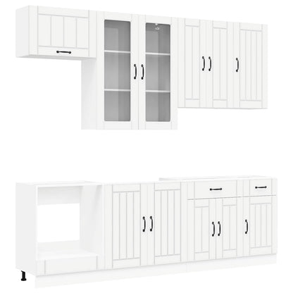 Kitchen Cabinet Set 8 Piece White | HomeAndLiving - 2