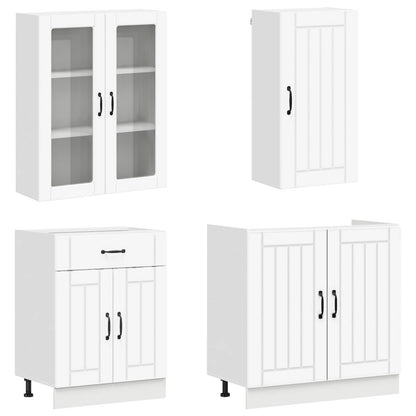 Kitchen Cabinet Set 8 Piece White | HomeAndLiving - 3