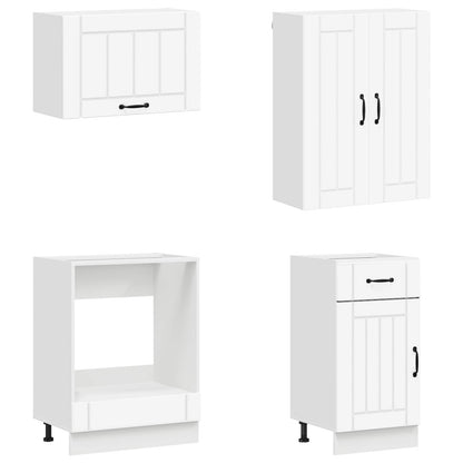 Kitchen Cabinet Set 8 Piece White | HomeAndLiving - 4