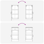 Kitchen Cabinet Set 8 Piece White | HomeAndLiving