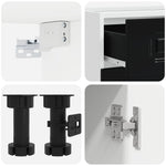 Black Kitchen Cabinet Set 5 Piece | HomeAndLiving